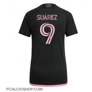 Inter Miami Luis Suarez #9 Seconda Maglia Femmina 2024-25 Manica Corta